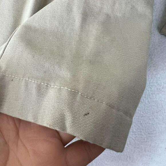 Soia and Kyo Jacket Womens XS Cream Military Field Utility Pockets - Picture 11 of 12